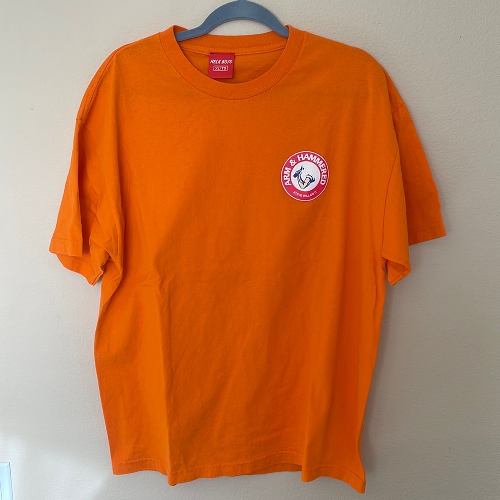SteveWillDoIt “Arm & Hammered” T-Shirt XL Orange